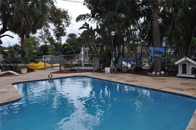 2413 Sugarloaf Ln, Fort Lauderdale, FL 33312 - pool with a patio and fence