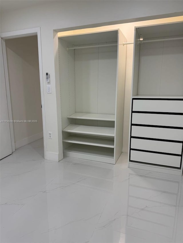 view of closet