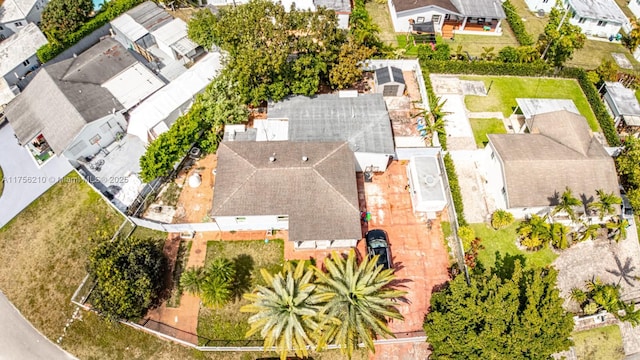 bird's eye view featuring a residential view