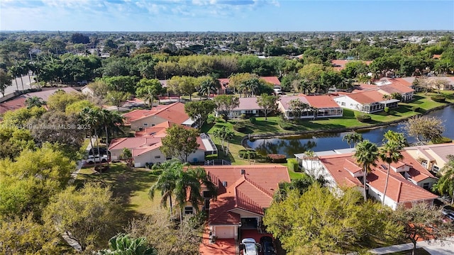 139 Sausalito Dr, Boynton Beach, FL 33436 - bird's eye view featuring a residential view and a water view