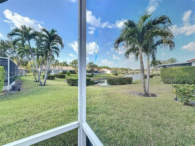 139 Sausalito Dr, Boynton Beach, FL 33436 - view of yard with a water view