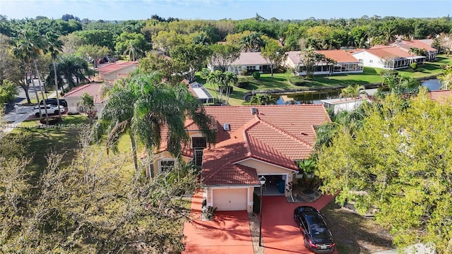 139 Sausalito Dr, Boynton Beach, FL 33436 - aerial view with a water view and a residential view