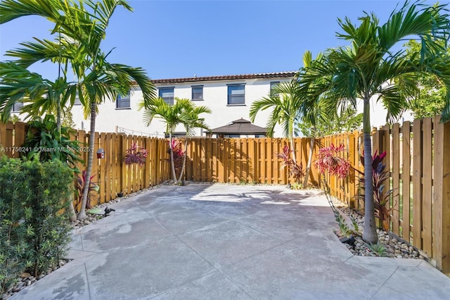 view of patio / terrace with fence