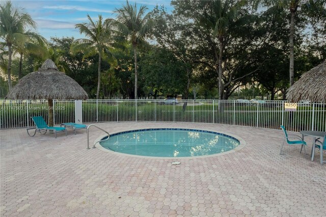 4471 Foxtail Ln, Weston, FL 33331 - view of pool with a patio area