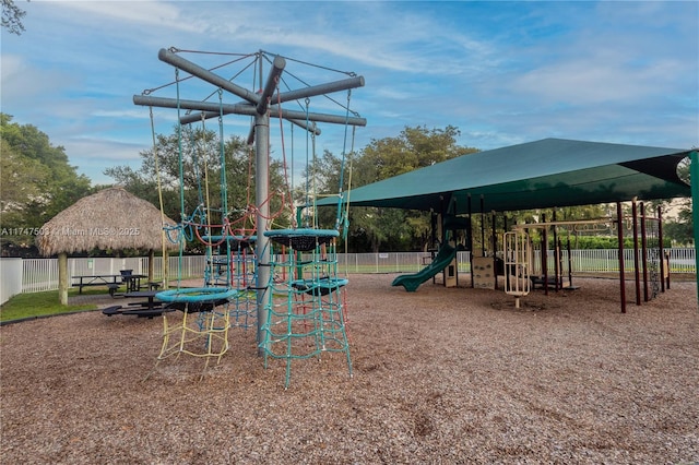 4471 Foxtail Ln, Weston, FL 33331 - communal playground with fence
