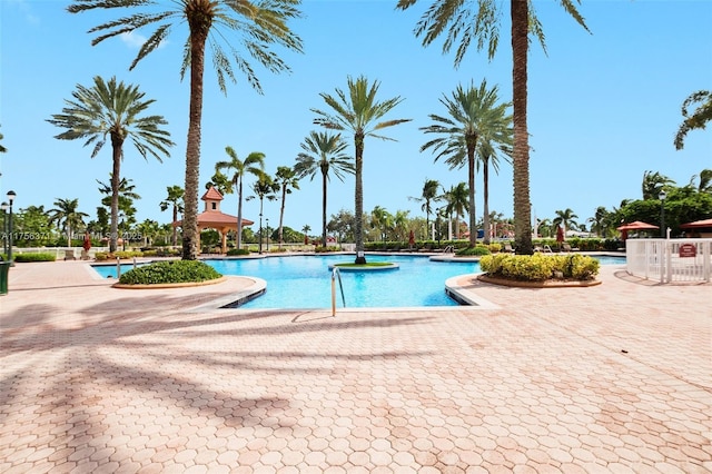 community pool featuring a patio