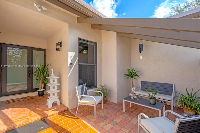 view of patio / terrace with french doors