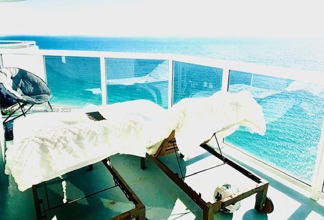 6301 Collins Ave Unit 2802, Miami Beach, FL 33141 - balcony featuring a water view