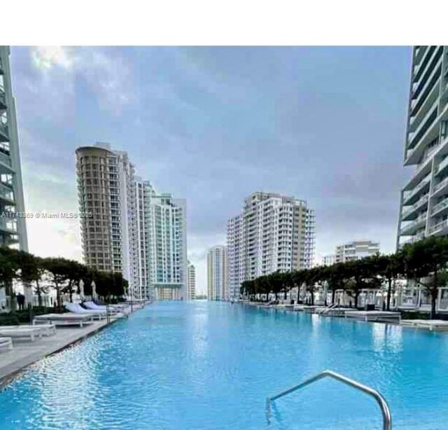 475 Brickell Ave Unit 4107, Miami, FL 33131 - view of swimming pool featuring a city view