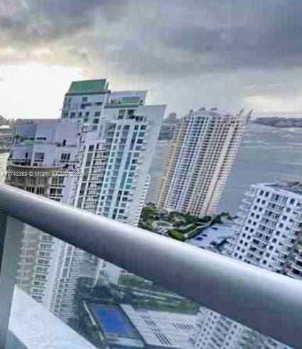 475 Brickell Ave Unit 4107, Miami, FL 33131 - balcony featuring a city view