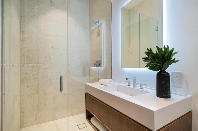 6800 SW 83rd Pl, Miami, FL 33143 - bathroom featuring vanity and a stall shower