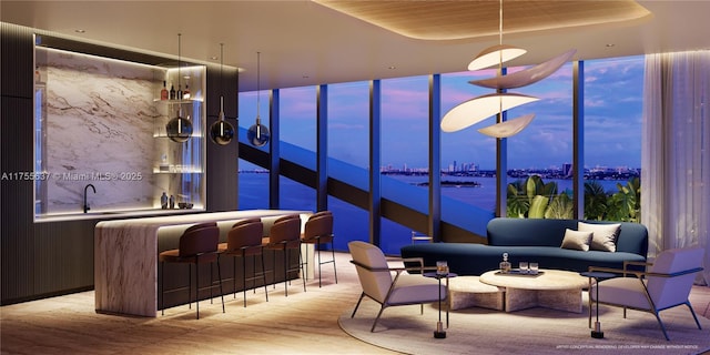 water view featuring a view of city