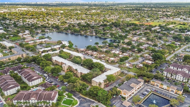 300 Berkley Rd Unit 107, Hollywood, FL 33024 - aerial overview of property's location with a large body of water
