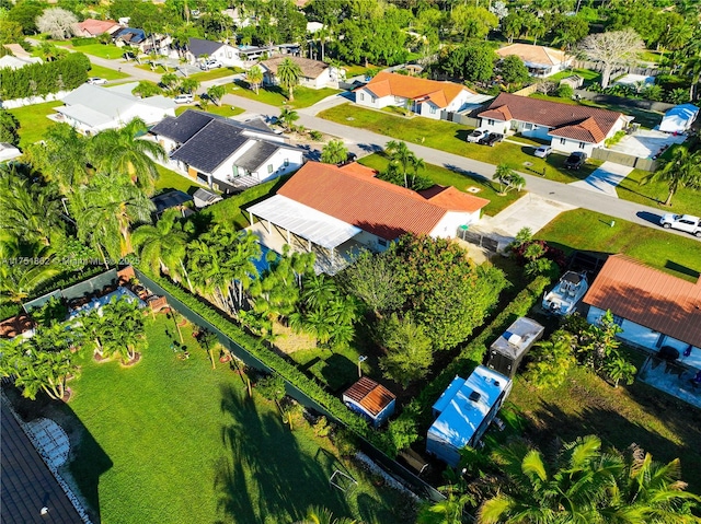 birds eye view of property featuring a residential view