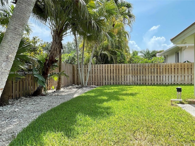 8513 SW 169th Ter, Palmetto Bay, FL 33157 - view of yard featuring a fenced backyard