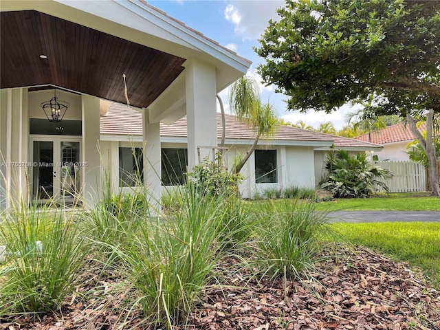 8513 SW 169th Ter, Palmetto Bay, FL 33157 - entrance to property featuring fence and stucco siding