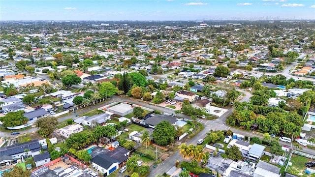 aerial view featuring a residential view