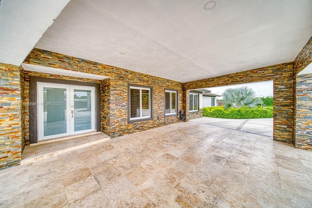 view of patio / terrace with french doors