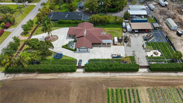 drone / aerial view