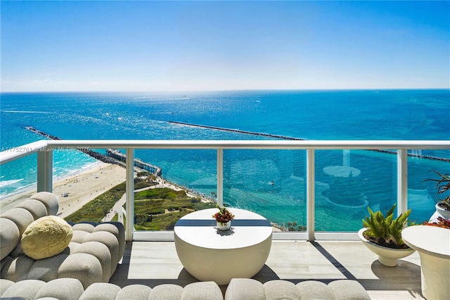100 S Pointe Dr Unit 2803, Miami Beach, FL 33139 - balcony featuring a water view