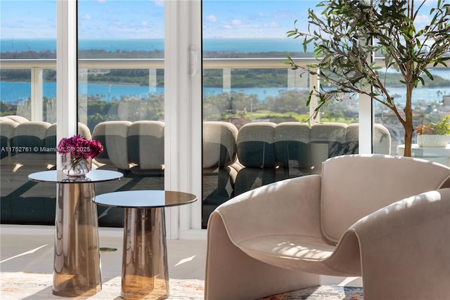 100 S Pointe Dr Unit 2803, Miami Beach, FL 33139 - dining area featuring a water view and plenty of natural light