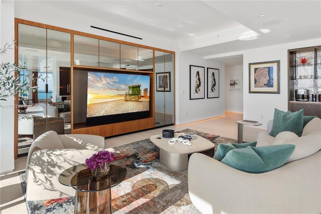 100 S Pointe Dr Unit 2803, Miami Beach, FL 33139 - living room with wood finished floors
