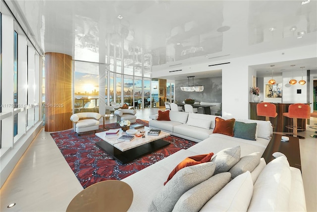 100 S Pointe Dr Unit 2803, Miami Beach, FL 33139 - living room with expansive windows