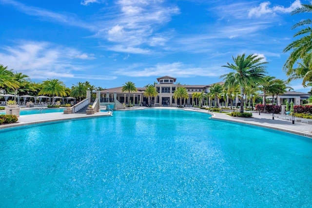 pool featuring a patio