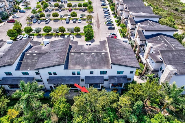 bird's eye view featuring a residential view