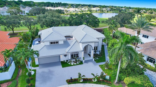 2578 NW 63rd Ln, Boca Raton, FL 33496 - birds eye view of property with a water view