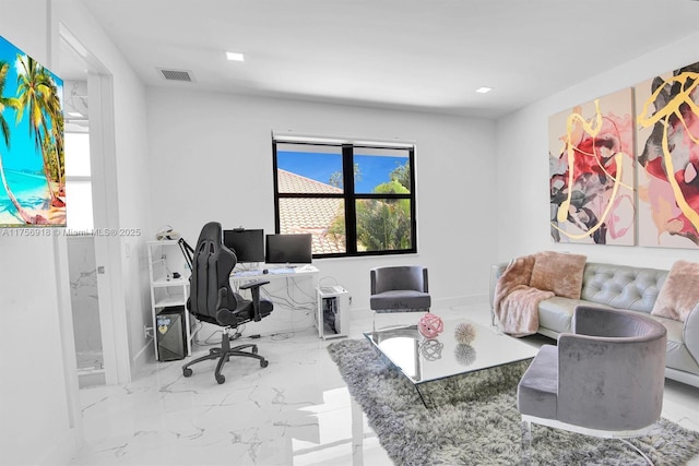 2578 NW 63rd Ln, Boca Raton, FL 33496 - office space with marble finish floor and visible vents