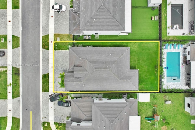 12735 SW 211th St, Miami, FL 33177 - view of property location with property parcel outlined and a pool area