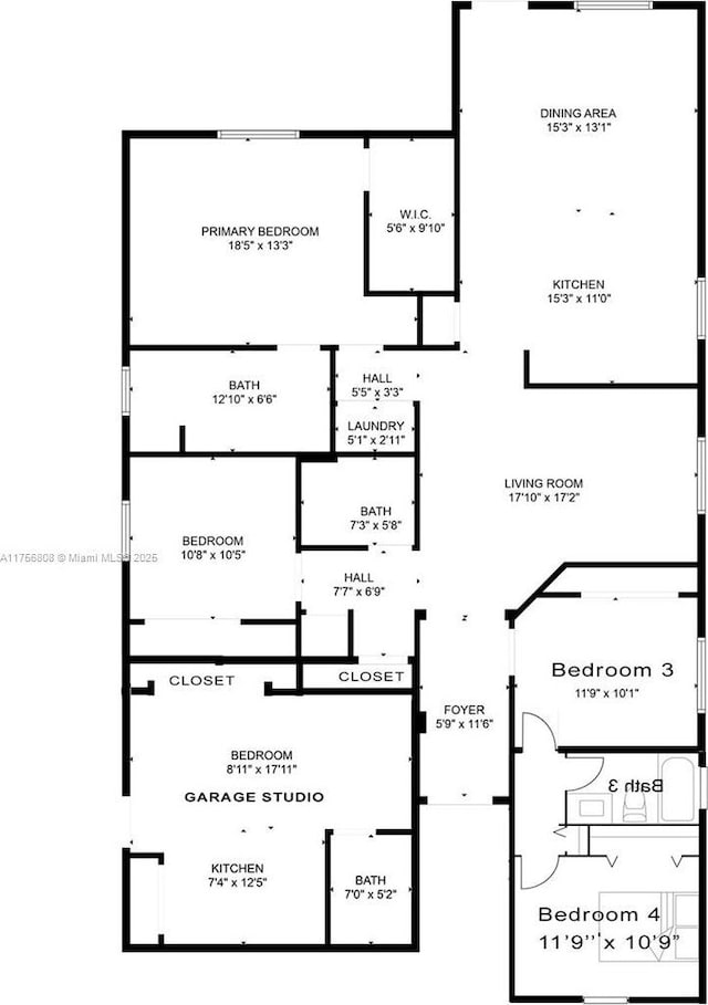 12735 SW 211th St, Miami, FL 33177 - room layout