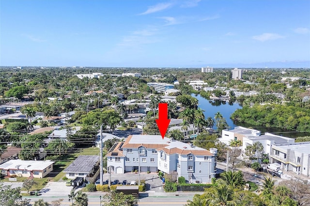 1835 N Dixie Hwy, Fort Lauderdale, FL 33305 - drone / aerial view featuring a water view
