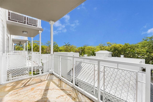 view of patio / terrace featuring a balcony