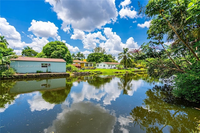 property view of water