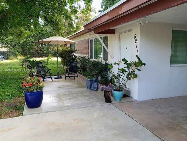 view of patio