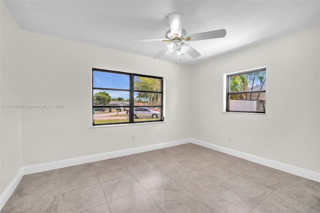 4840 SW 141st Ave, Miami, FL 33175 - empty room with a ceiling fan and baseboards