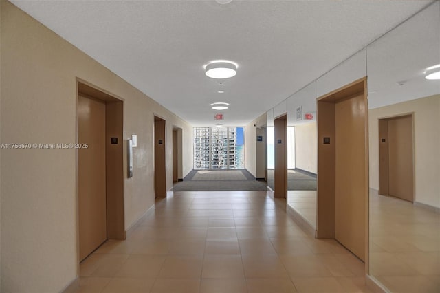 hall featuring elevator