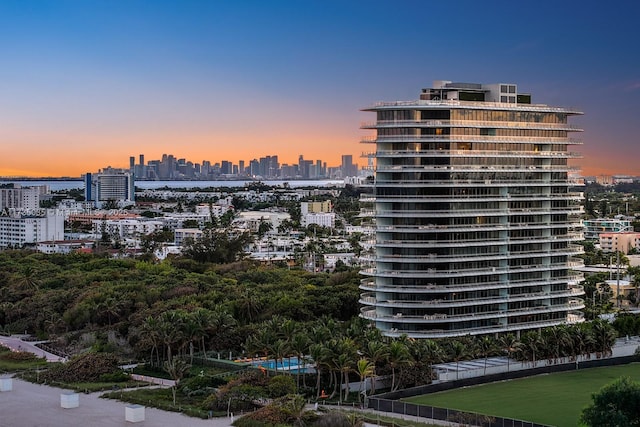 view of property with a view of city