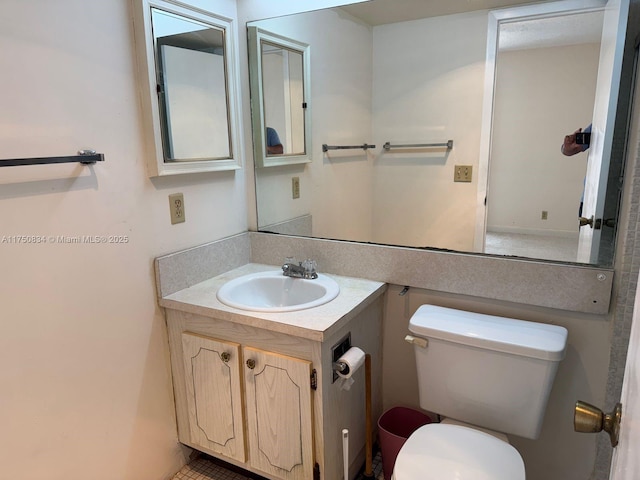 310 Preston H Unit 310, Boca Raton, FL 33434 - bathroom with toilet and vanity