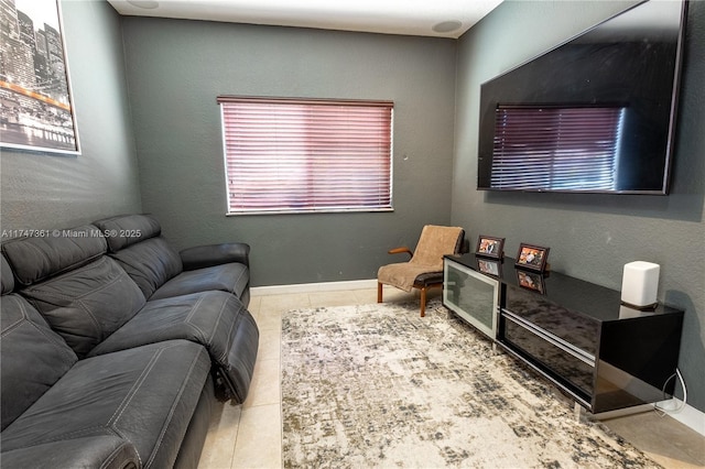 15333 SW 184th St, Miami, FL 33187 - living room featuring baseboards and tile patterned floors