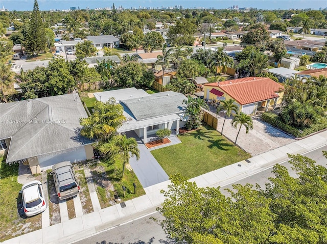 5248 N Andrews Ave, Oakland Park, FL 33309 - bird's eye view with a residential view