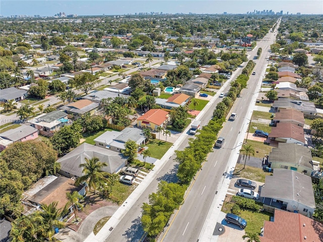 5248 N Andrews Ave, Oakland Park, FL 33309 - birds eye view of property with a residential view