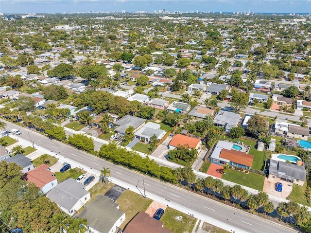 5248 N Andrews Ave, Oakland Park, FL 33309 - aerial view with a residential view