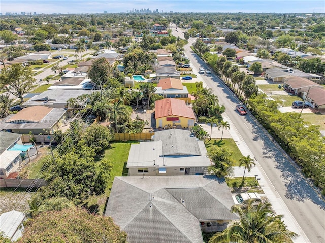 5248 N Andrews Ave, Oakland Park, FL 33309 - birds eye view of property featuring a residential view