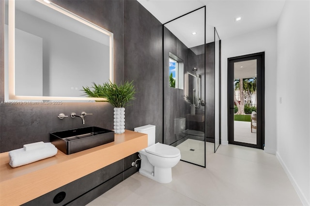 6991 SW 91st St, Pinecrest, FL 33156 - bathroom with walk in shower and vanity