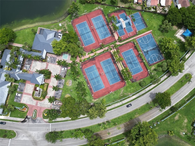 birds eye view of property featuring a residential view