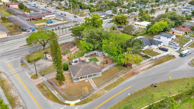 bird's eye view featuring a residential view