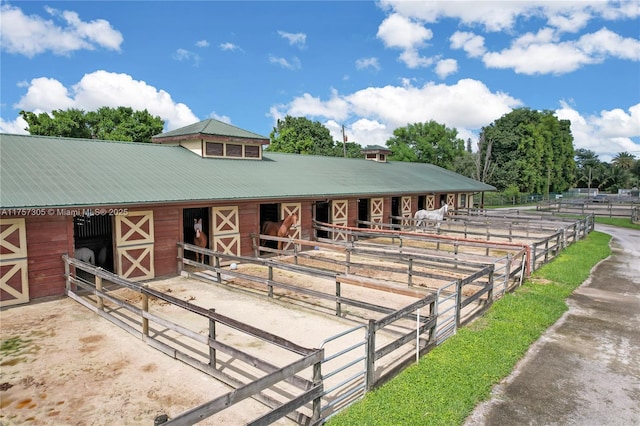 view of stable